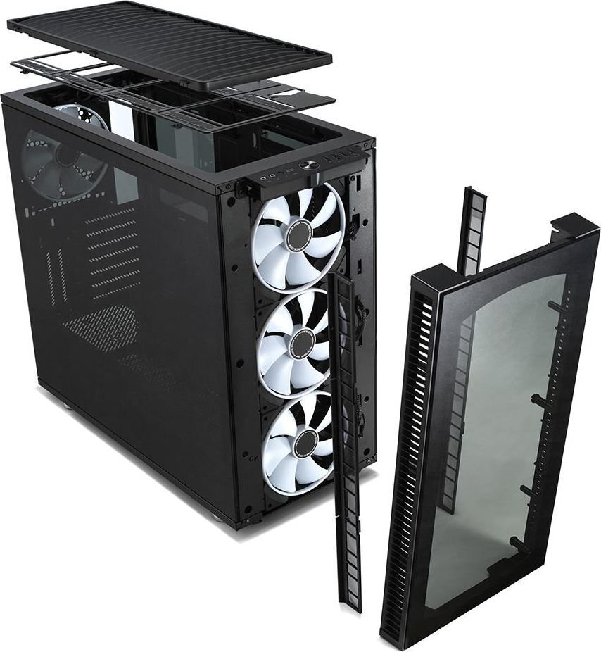 Fractal Design FD-CA-DEF-S2V-RGB-BKO-TGD cena un informācija | Datoru korpusi | 220.lv