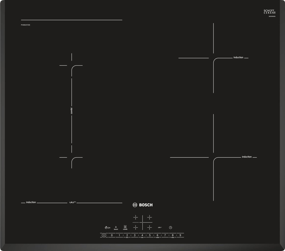 Bosch PVS651FC5E cena un informācija | Plīts virsmas | 220.lv