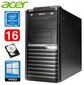 Acer Veriton M4610G MT G630 16GB 250GB DVD WIN10Pro цена и информация | Stacionārie datori | 220.lv