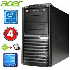 Acer Veriton M4610G MT G630 4GB 120GB+500GB DVD WIN10 цена и информация | Стационарные компьютеры | 220.lv