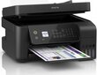 Printeris Epson 4-in-1 EcoTank L5190 Colour, Inkjet, All-in-one, A4, Wi-Fi, Melns cena un informācija | Printeri un daudzfunkcionālās ierīces | 220.lv