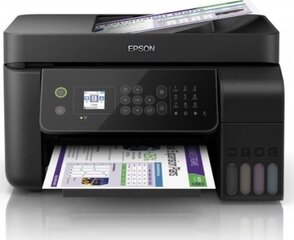 Printeris Epson 4-in-1 EcoTank L5190 Colour, Inkjet, All-in-one, A4, Wi-Fi, Melns cena un informācija | Printeri un daudzfunkcionālās ierīces | 220.lv
