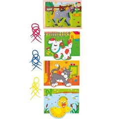 Koka puzle ar auklām Woody 90920, 20 d., 1 gab. cena un informācija | Rotaļlietas zīdaiņiem | 220.lv
