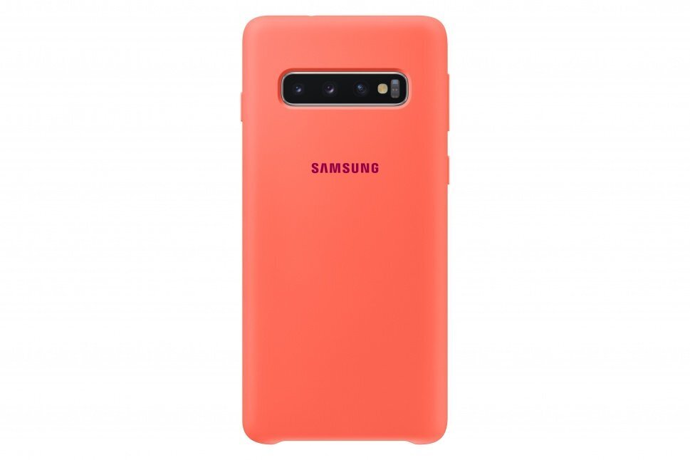 EF-PG973THE Samsung Silicone Cover Pink for G973 Galaxy S10 cena un informācija | Telefonu vāciņi, maciņi | 220.lv
