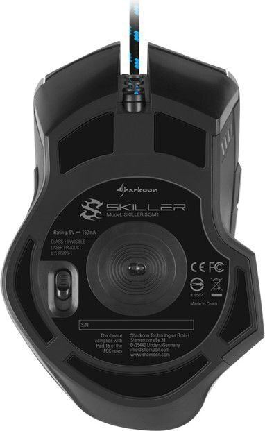 Sharkoon Skiller SGM1, melns cena un informācija | Peles | 220.lv