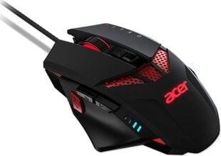 Spēļu pele ar vadu Acer Nitro, 4000 DPI cena un informācija | Peles | 220.lv