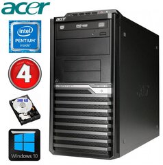 Acer Veriton M4610G MT G630 4GB 500GB DVD WIN10 cena un informācija | Stacionārie datori | 220.lv