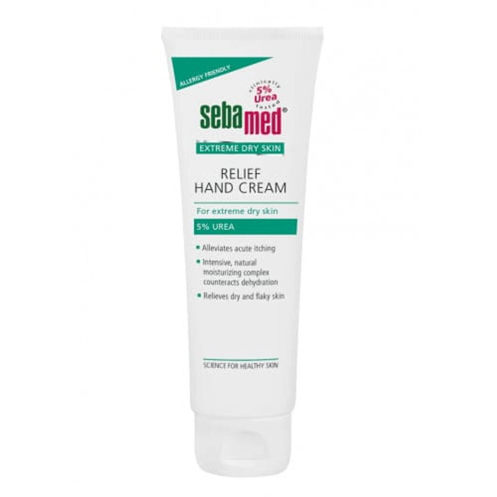 Roku krēms Sebamed Extreme Dry Skin 5 % Urea 75 ml цена и информация | Ķermeņa krēmi, losjoni | 220.lv