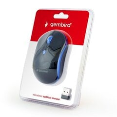 Gembird MUSW-4B-03-B, черный/синий цена и информация | Мыши | 220.lv