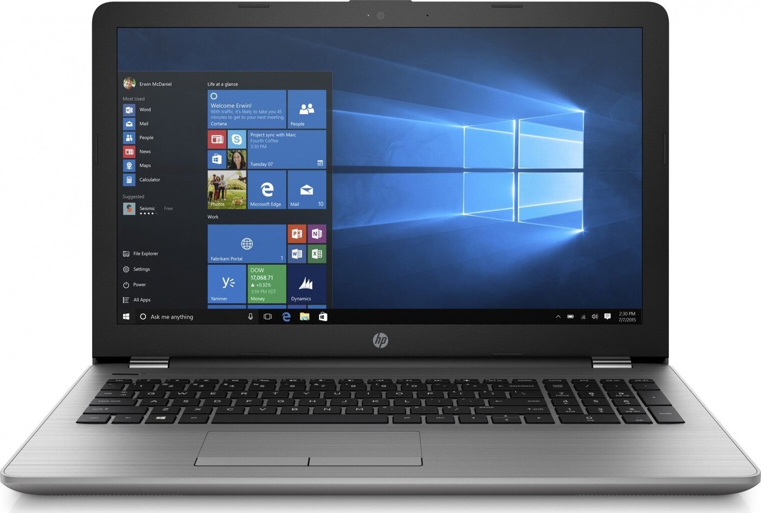 HP 250 G6 (3QM24EA) цена и информация | Portatīvie datori | 220.lv