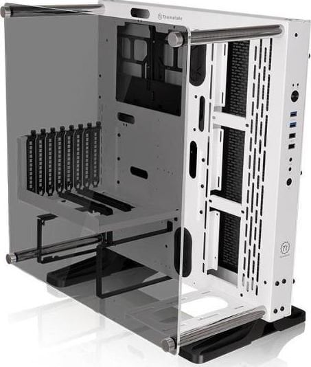 Korpuss Thermaltake Core P3 TG Snow Midi Tower caurspīdīgs, balts cena un informācija | Datoru korpusi | 220.lv