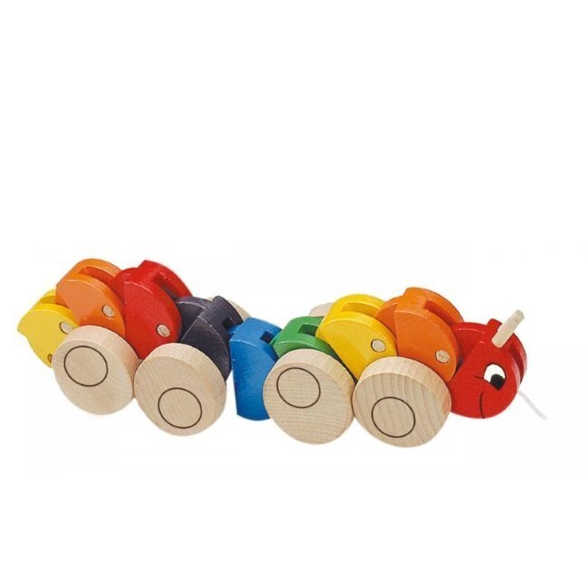 Koka rotaļlieta - simtkājis Woody 90135 цена и информация | Rotaļlietas zīdaiņiem | 220.lv
