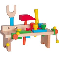 Верстак и набор инструментов Woody, 90103 цена и информация | Игрушки для мальчиков | 220.lv