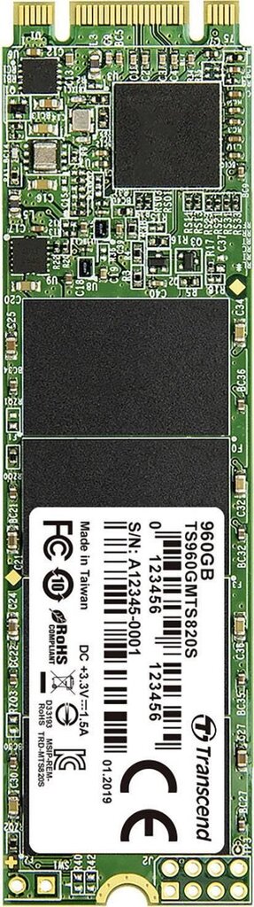 TRANSCEND TS960GMTS820S цена и информация | Iekšējie cietie diski (HDD, SSD, Hybrid) | 220.lv