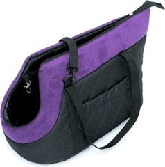 Сумка для перевозки животных Hobbydog R1, черная/фиолетовая цена и информация | Переноски, сумки | 220.lv