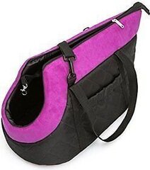 Сумка для перевозки животных Hobbydog R1, черная/розовая цена и информация | Переноски, сумки | 220.lv