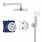 Grohe Grohtherm 1000GRT Tempesta 210 termostatiskais apakšējais komplekts, 34727000 cena un informācija | Dušas komplekti un paneļi | 220.lv