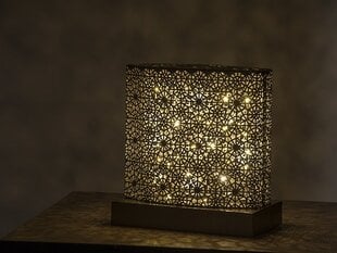Светильник металлический с LED лампочками 26x13,5x27 см цена и информация | Настольные лампы | 220.lv
