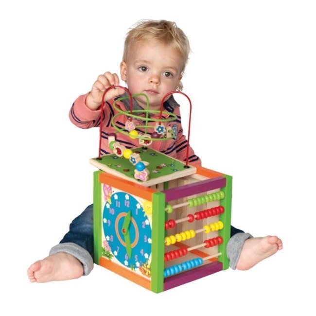 Ergoterapijas labirints Woody, 90837 цена и информация | Rotaļlietas zīdaiņiem | 220.lv