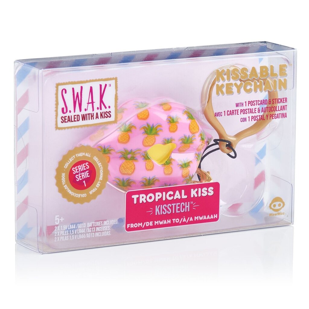 S.W.A.K. atslēgu piekariņš ar skaņu Pineapple Kiss, 4121 cena un informācija | Bērnu aksesuāri | 220.lv