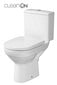Uz grīdas novietojams WC Cersanit City Clean On ar lēni nolaižamu vāku cena un informācija | Tualetes podi | 220.lv