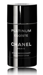 Chanel Egoiste Platinum Deostick 75ml cena un informācija | Parfimēta vīriešu kosmētika | 220.lv