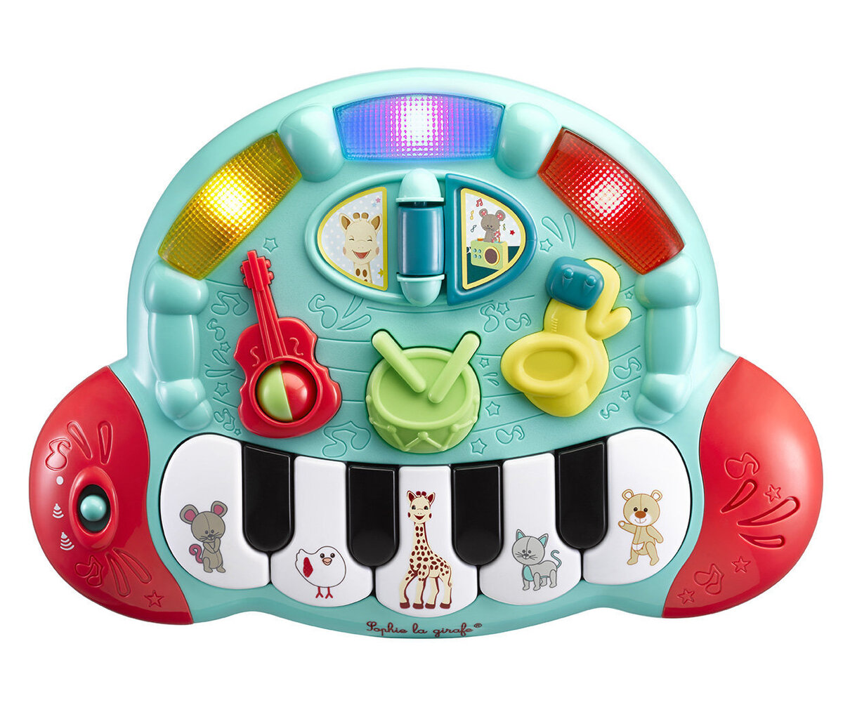 Muzikālās rotaļu klavieres VULLI, Sophie la girafe Piano'folies, 230799 cena un informācija | Rotaļlietas zīdaiņiem | 220.lv