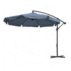 Напольный зонт садовый Czapla, серый цена и информация | Зонты, маркизы, стойки | 220.lv