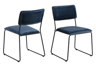 Набор их 2-х стульев Cornelia, синий цена и информация | Офисные кресла | 220.lv