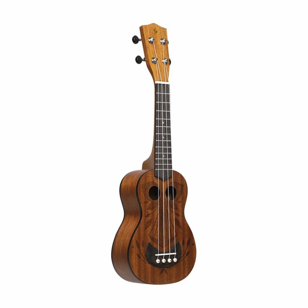 Soprano ukulele Stagg US-TIKI OH cena un informācija | Ģitāras | 220.lv