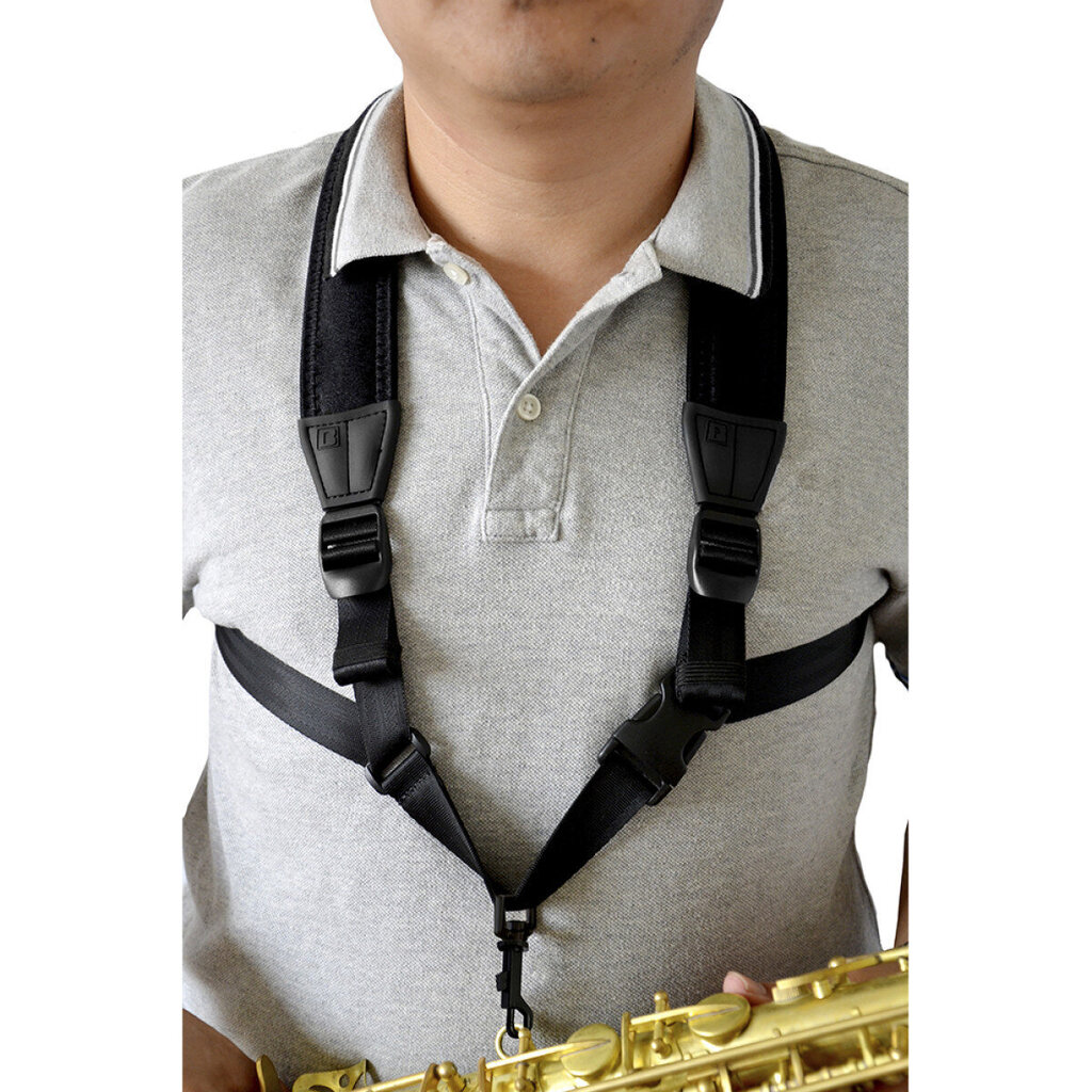 Siksna saksofonam Stagg HARNESS A BK cena un informācija | Mūzikas instrumentu piederumi | 220.lv