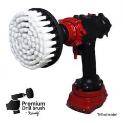 Профессиональная чистящая щетка Premium Drill Brush - очень мягкая, белая, 13 см цена и информация | Механические инструменты | 220.lv