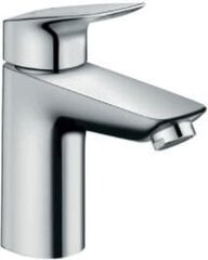 Hansgrohe Logis 100 смеситель для умывальника с push-open д.к., 71107000 цена и информация | Смесители | 220.lv