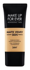 Matēts grima pamats Make Up For Ever Matte Velvet Skin Liquid Full Coverage Foundation 24H, 30 ml, Y - 365 Desert, Y - 365 Desert cena un informācija | Grima bāzes, tonālie krēmi, pūderi | 220.lv