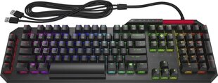 Spēļu klaviatūra ar vadu HP OMEN mehaaniline, цена и информация | Клавиатуры | 220.lv