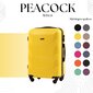 Vidēja izmēra koferis Wings Peacock M, dzeltens cena un informācija | Koferi, ceļojumu somas | 220.lv