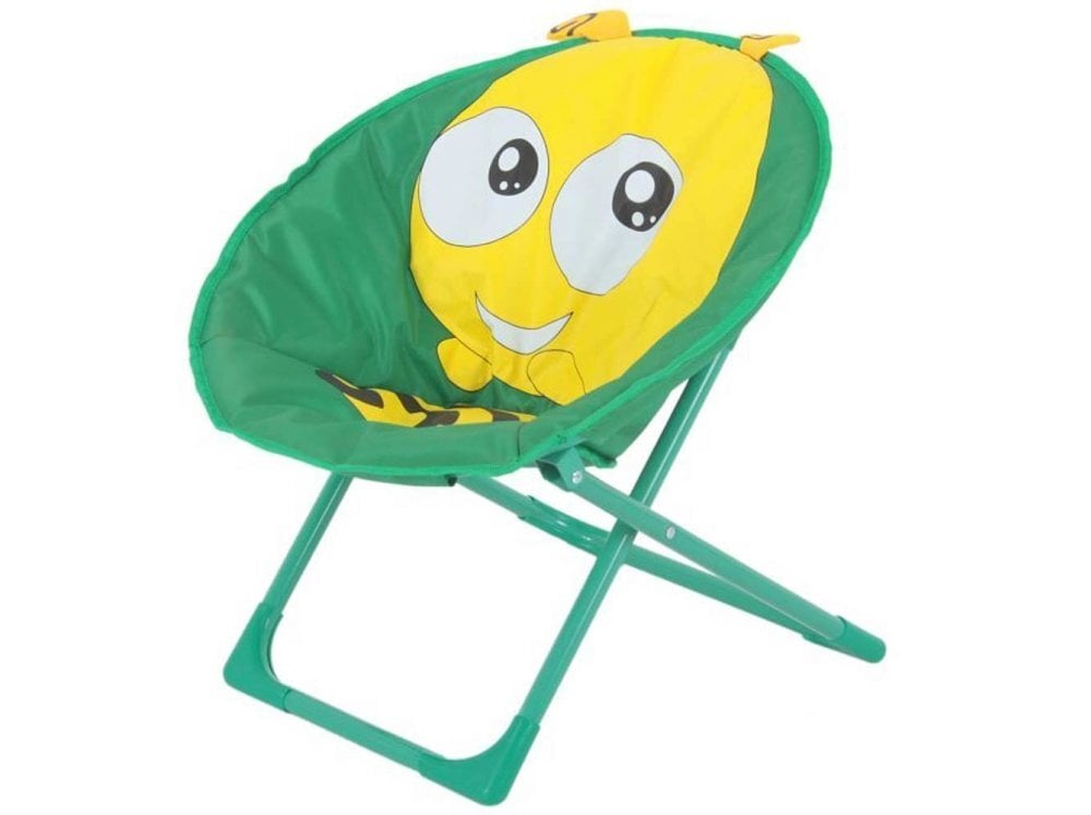 Bērnu saliekams krēsls Patio Bitīte, zaļš/dzeltens цена и информация | Dārza mēbeles bērniem | 220.lv