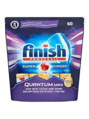 Таблетки для посудомоечной машины Finish Quantum MAX Lemon, 48 шт цена и информация | Средства для мытья посуды | 220.lv