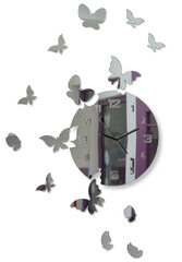 Настенные часы Летающие бабочки цена и информация | Часы | 220.lv