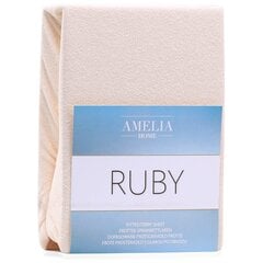 AmeliaHome махровая простыня с резинкой Ruby, 120 x 200 см цена и информация | Простыни | 220.lv