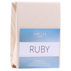 AmeliaHome махровая простыня с резинкой Ruby, 140 x 200 см цена и информация | Простыни | 220.lv