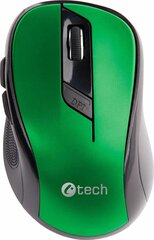 C-Tech WLM-02G, zaļš cena un informācija | Peles | 220.lv