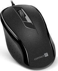 Connect IT CMO-1200-BK, черный цена и информация | Мыши | 220.lv