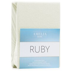 AmeliaHome махровая простыня с резинкой Ruby, 180x200 см цена и информация | Простыни | 220.lv