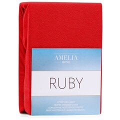 AmeliaHome махровая простыня с резинкой Ruby, 180x200 см цена и информация | Простыни | 220.lv