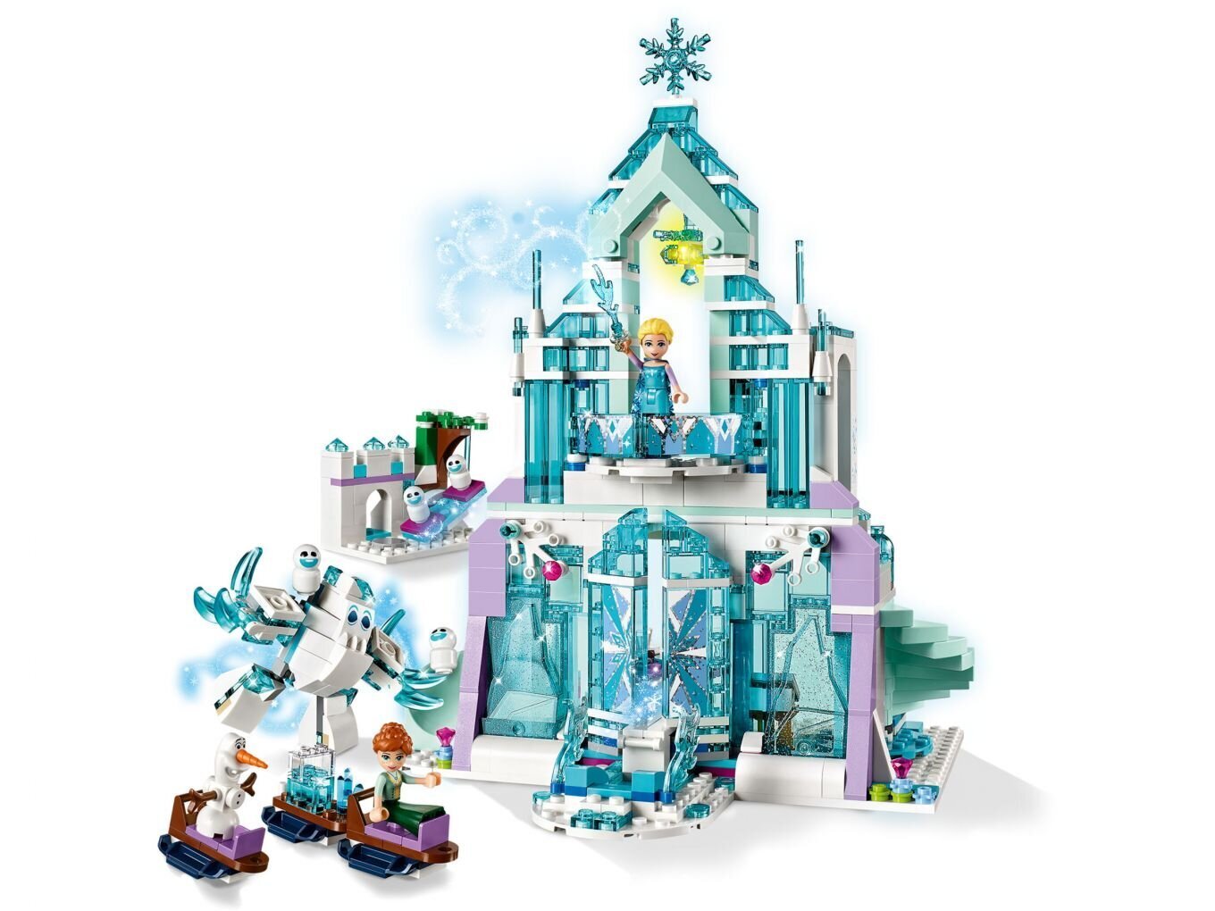 43172 LEGO® | Disney Frozen Elzas brīnumainā ledus pils cena un informācija | Konstruktori | 220.lv