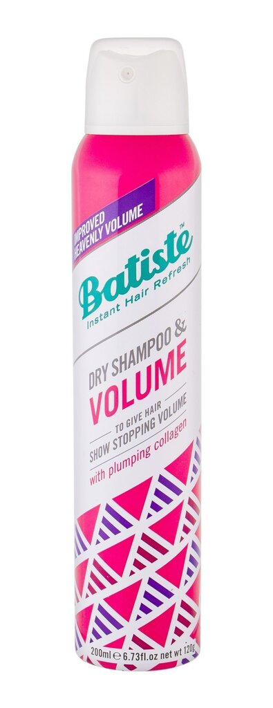 Sausais šampūns matiem Batiste Volume 200ml цена и информация | Šampūni | 220.lv