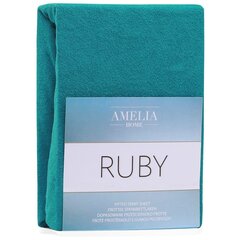 AmeliaHome frotē palags ar gumiju Ruby, 90x200 cm cena un informācija | Palagi | 220.lv