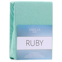 Простынь на резинке AmeliaHome Terry Ruby 80/90x200 см цена и информация | Простыни | 220.lv