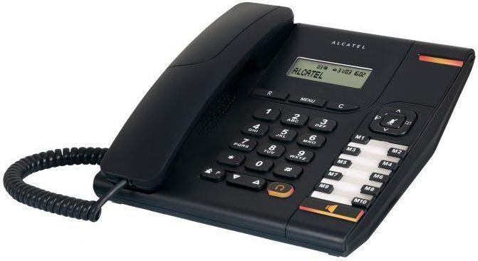 Alcatel T580, melns cena un informācija | Stacionārie telefoni | 220.lv